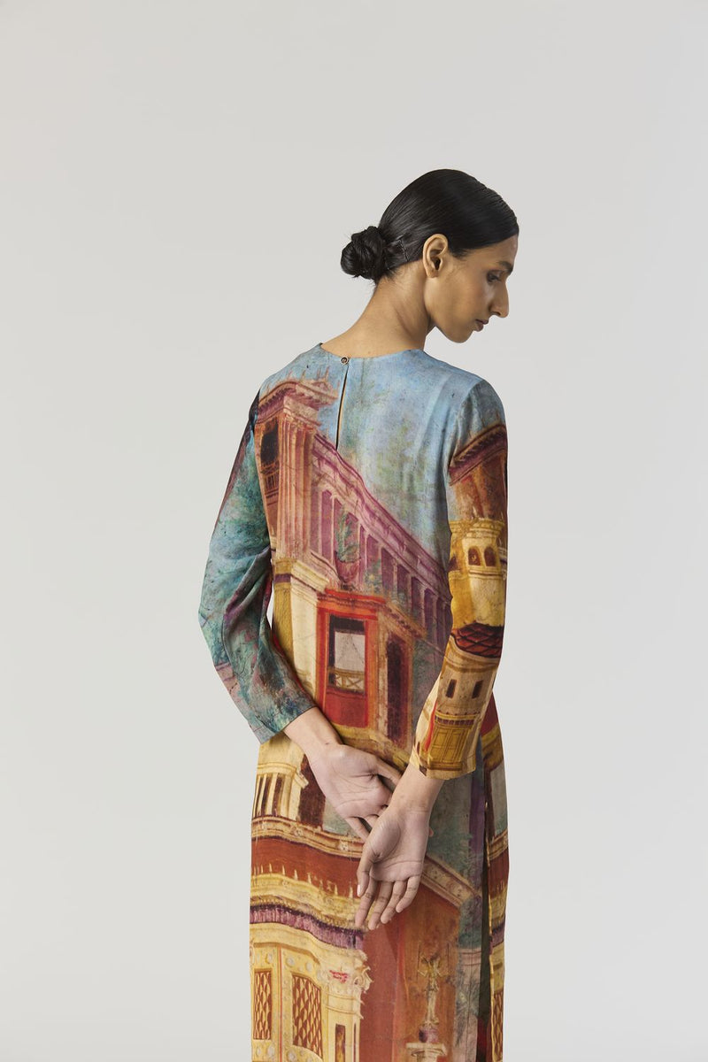VILLA ROMA LONG KURTA SET mul by Yam in multi color for women in Singapore