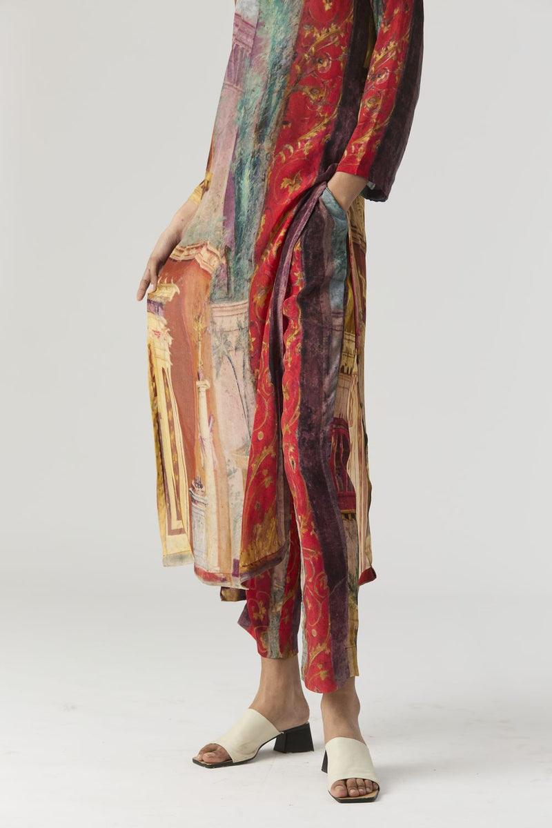 VILLA ROMA LONG KURTA SET mul by Yam in multi color for women in Singapore