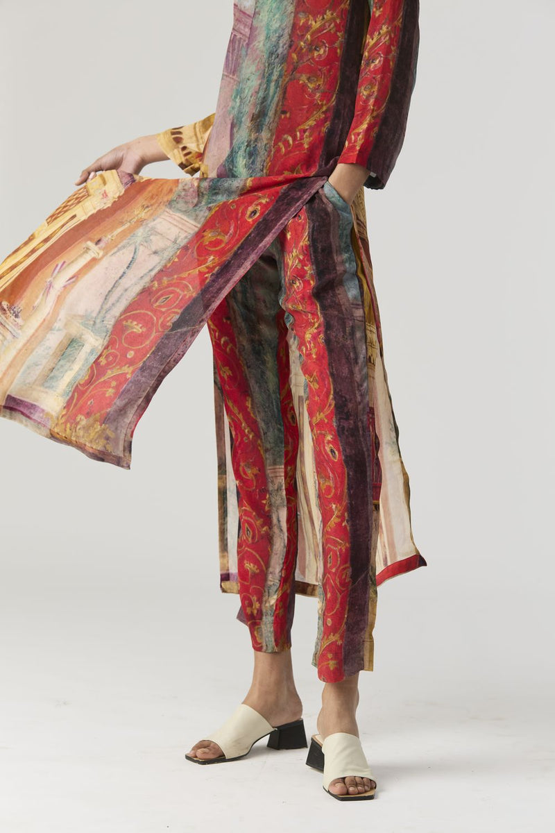 VILLA ROMA LONG KURTA SET mul by Yam in multi color for women in Singapore