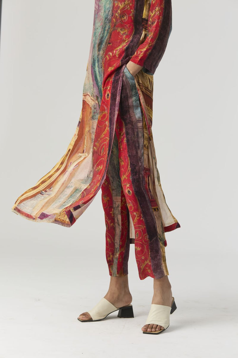 VILLA ROMA LONG KURTA SET mul by Yam in multi color for women in Singapore