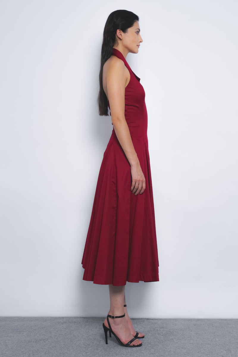 Vita Dress - Ruby cotton Buy Vita Dress - Ruby from C&W | Dresses for Women by Leh Studios for women in Singapore