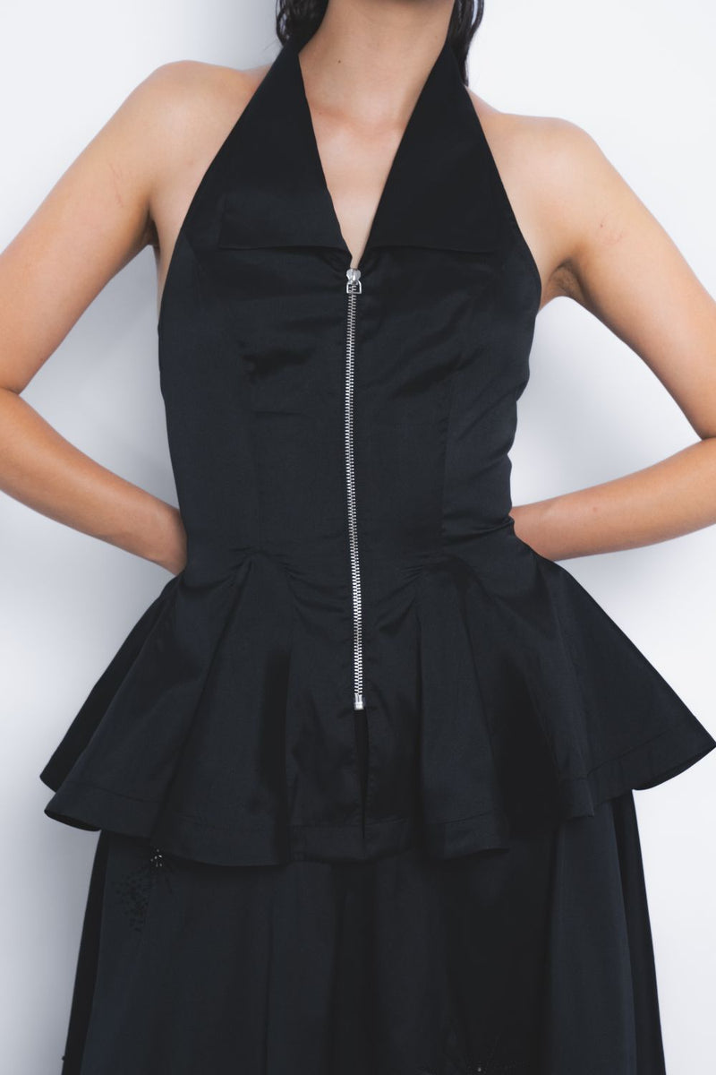 Vita Zippered Top - Black Buy Vita Zippered Top - Black from C&W | Tops And Shirts for Women by Leh Studios in black color for women in Singapore