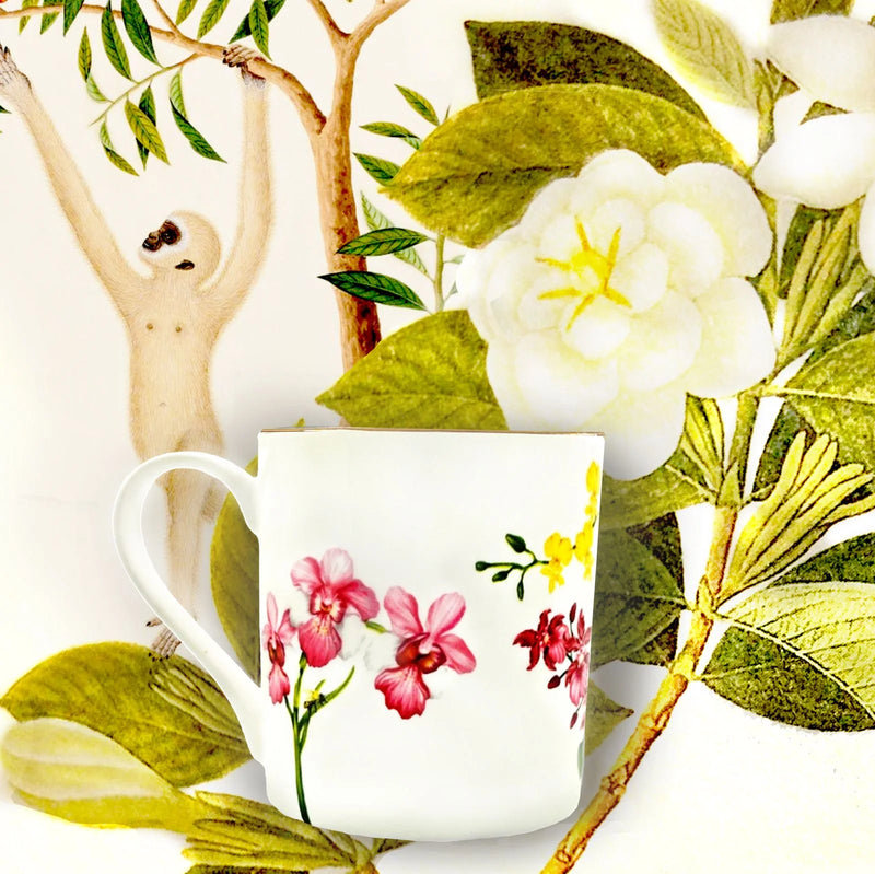 Mug White Orchid
