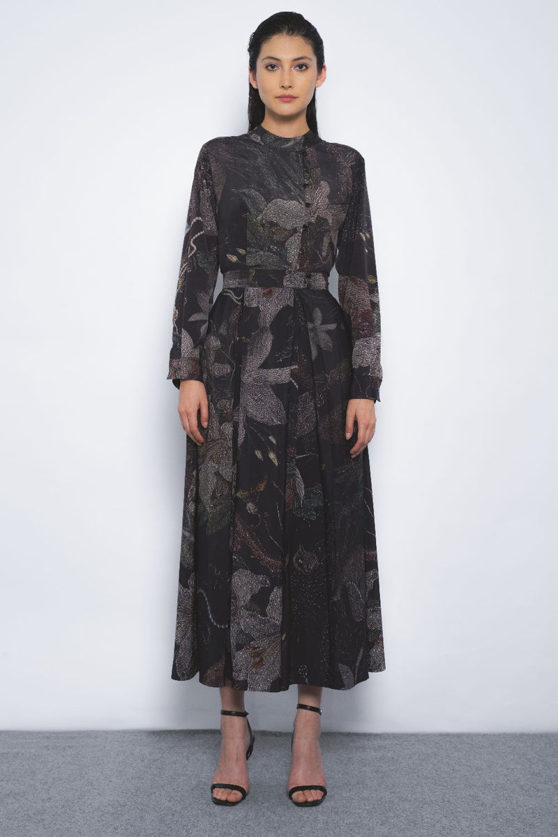 Wrap Dress in Silva Print Buy Wrap Dress in Silva Print from C&W | Dresses for Women by Leh Studios for women in Singapore