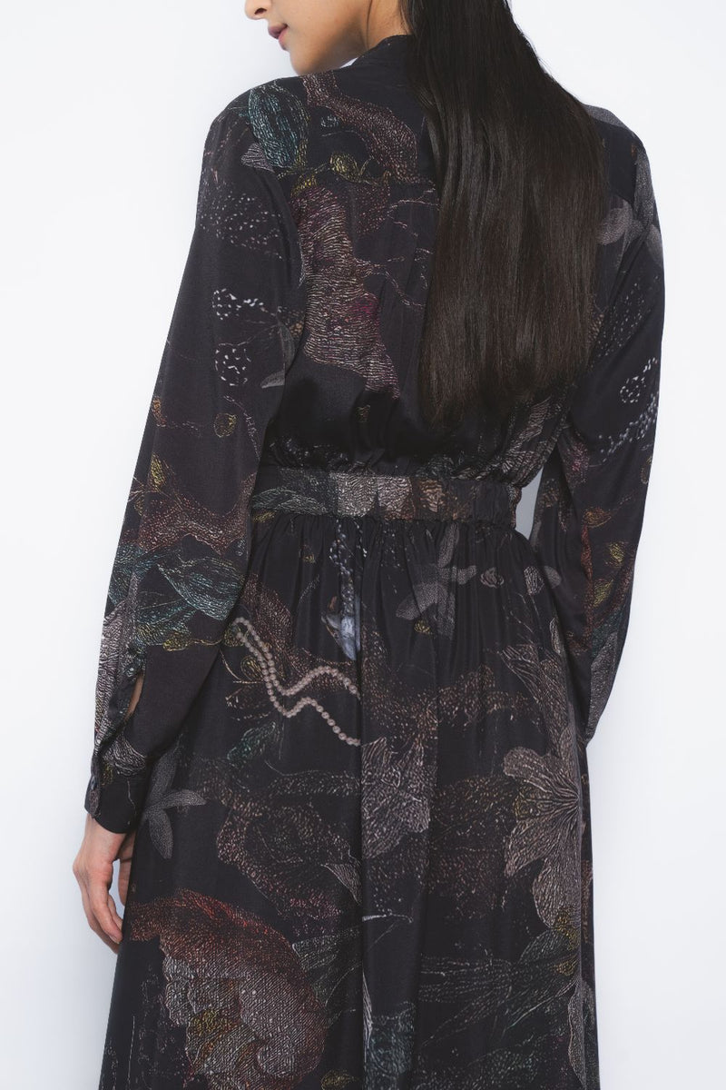Wrap Dress in Silva Print Buy Wrap Dress in Silva Print from C&W | Dresses for Women by Leh Studios for women in Singapore
