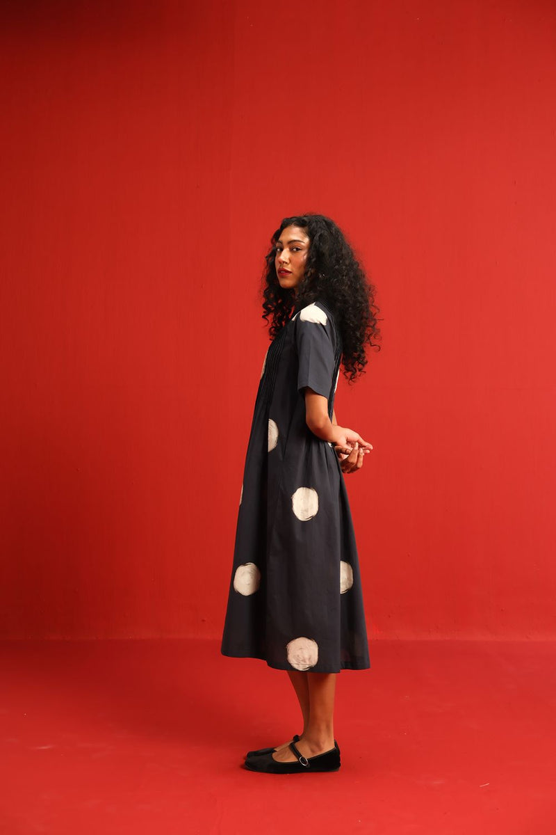 Ginger Dress cotton by Yam in black color for women in Singapore