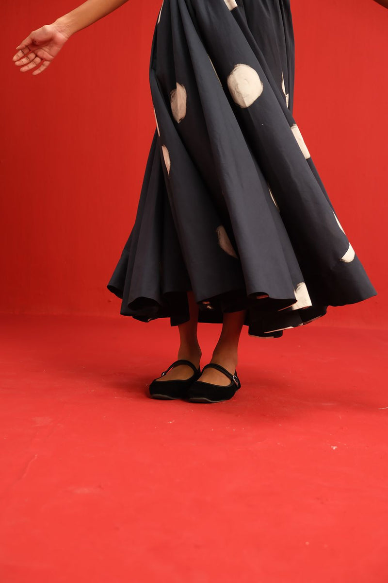The Vivian Dress cotton by Yam in black color for women in Singapore