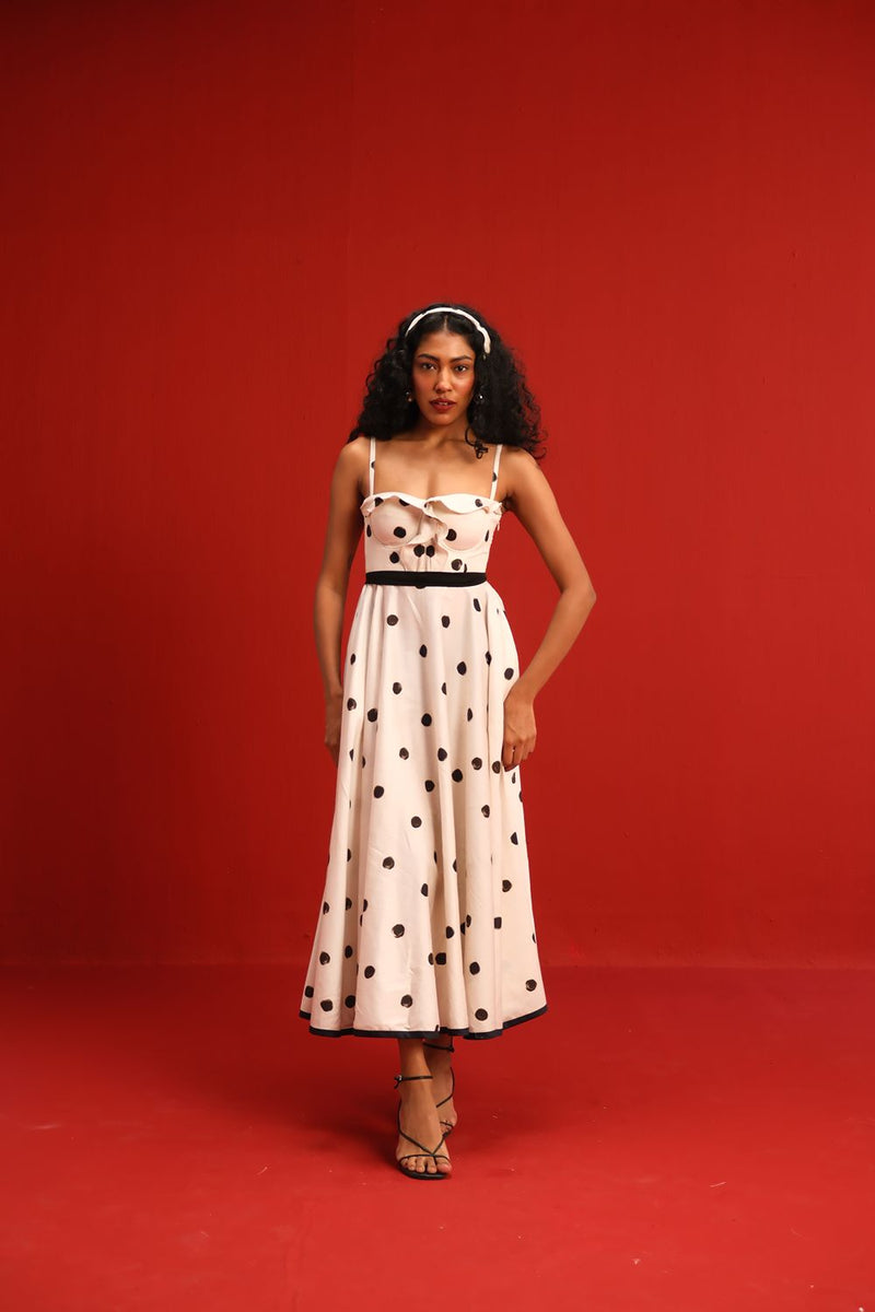 The Monroe Dress satin by Yam in black color for women in Singapore