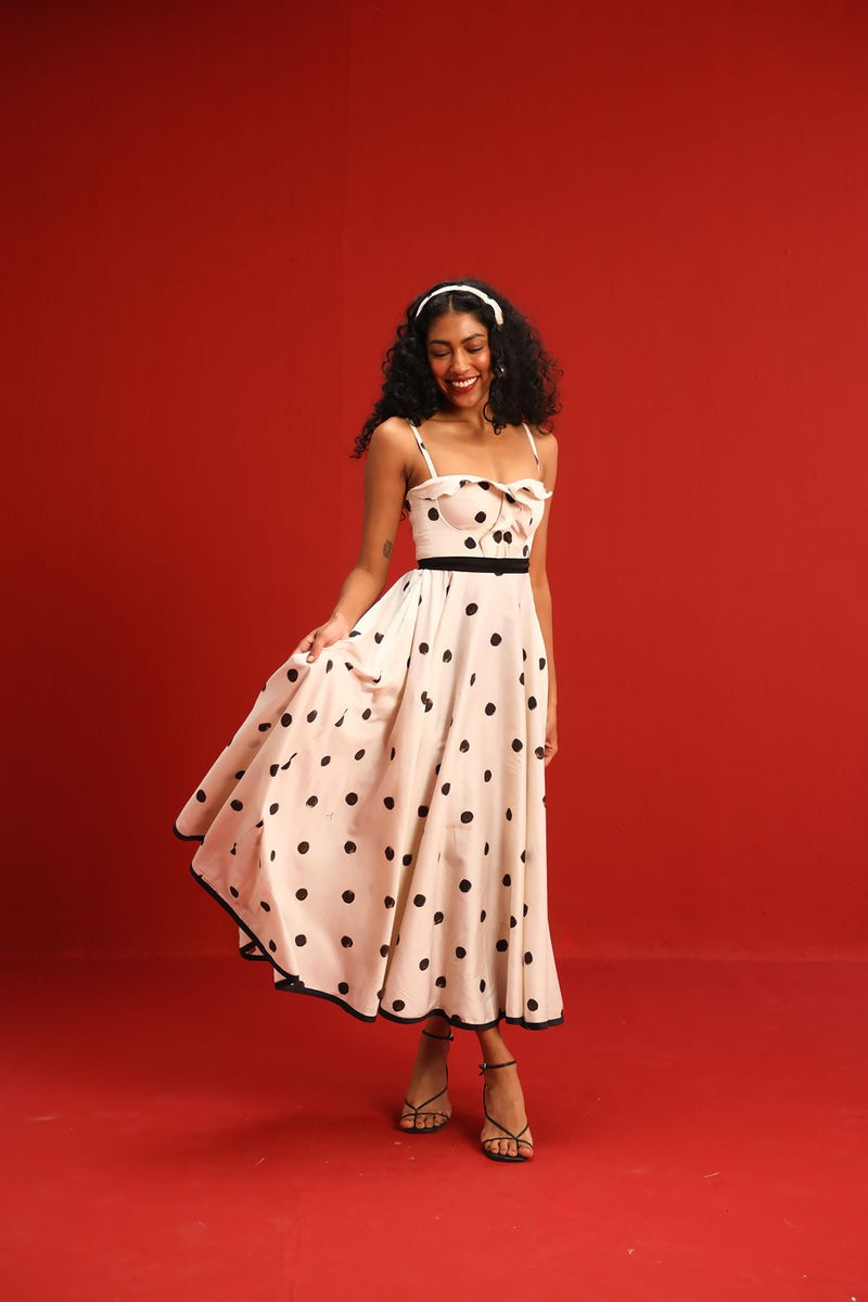 The Monroe Dress satin by Yam in black color for women in Singapore