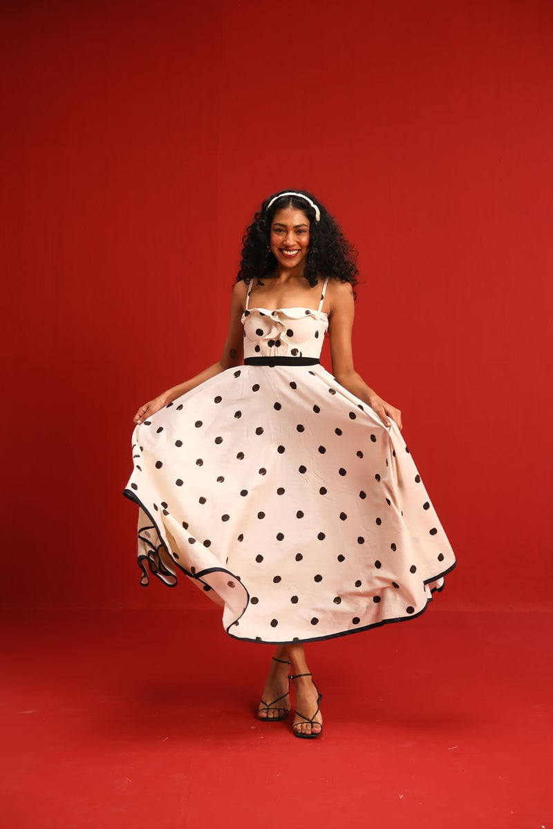 The Monroe Dress satin by Yam in black color for women in Singapore