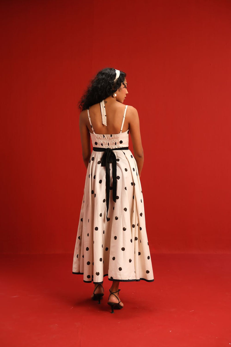 The Monroe Dress satin by Yam in black color for women in Singapore