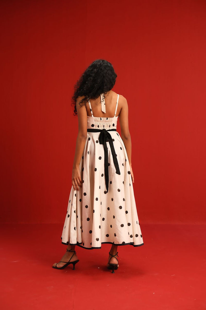 The Monroe Dress satin by Yam in black color for women in Singapore