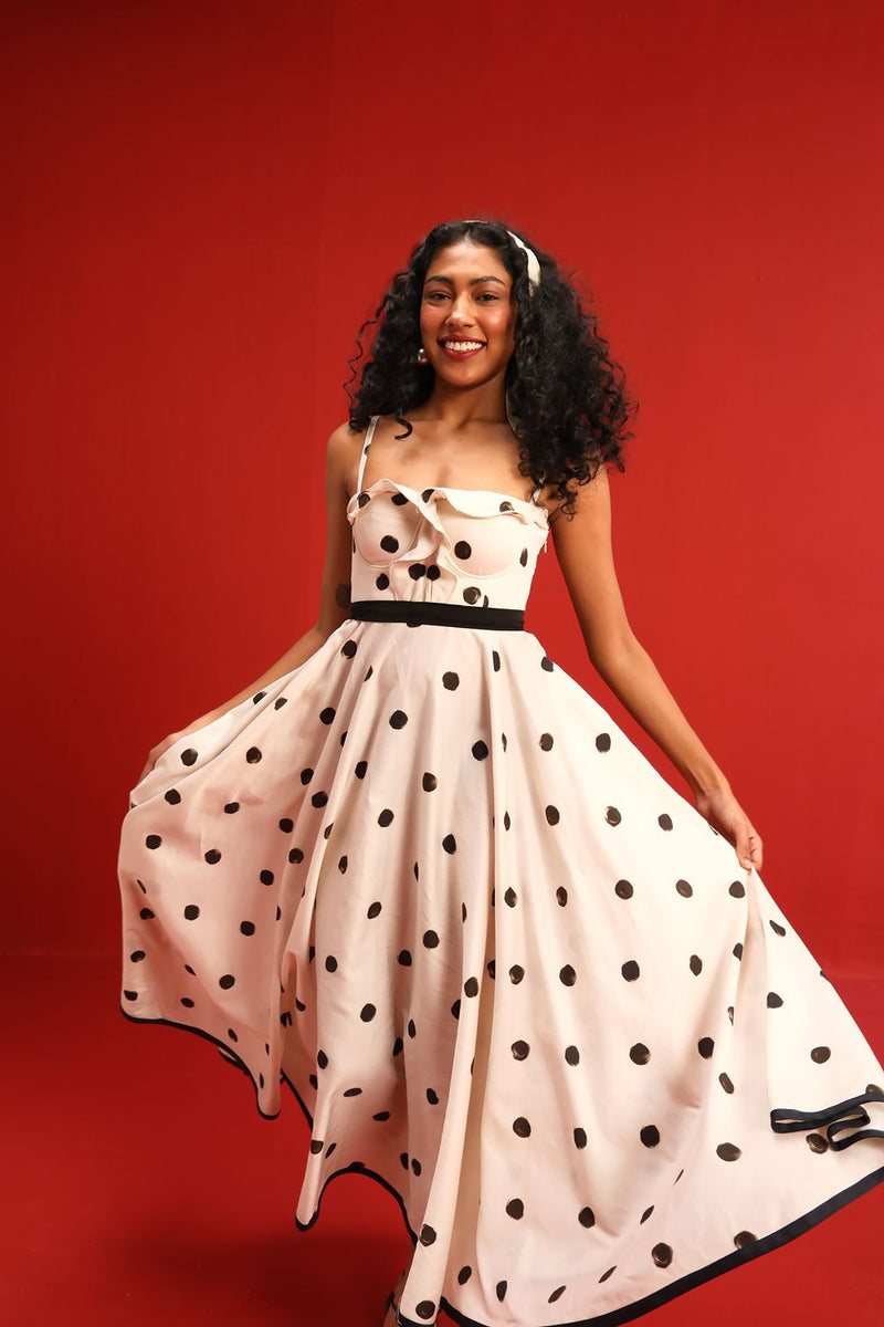 The Monroe Dress satin by Yam in black color for women in Singapore