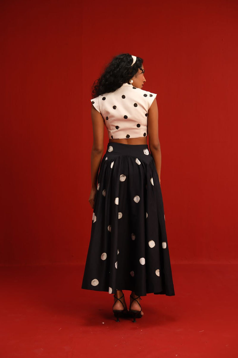 The Audrey Set satin by Yam in black color for women in Singapore