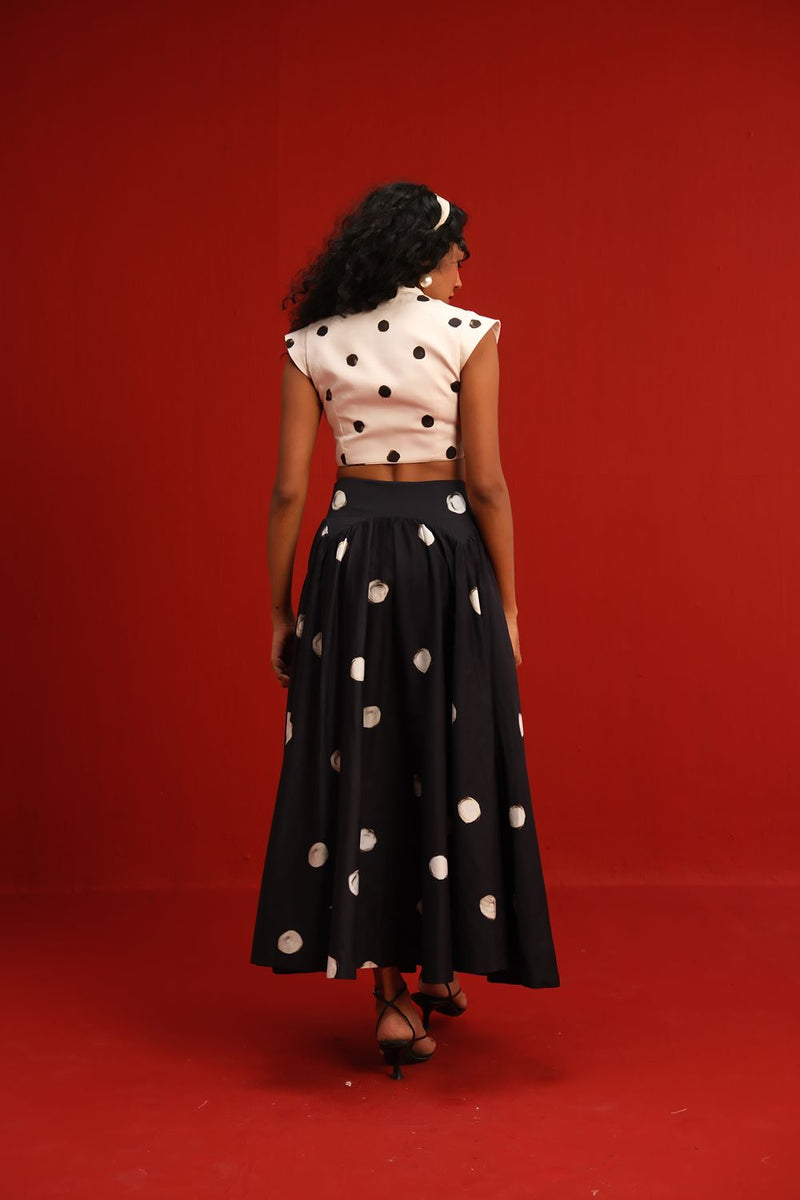The Audrey Set satin by Yam in black color for women in Singapore