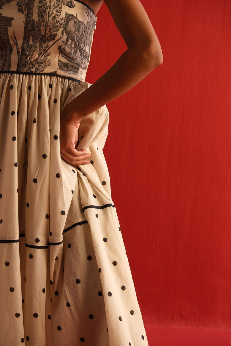 Claudette Dress cotton by Yam in black color for women in Singapore
