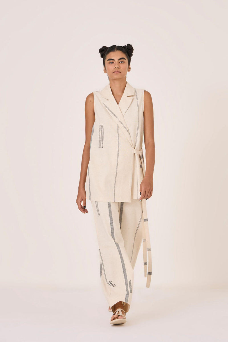 Yacine Handwoven Cotton Set cotton by The Summer House for women in Singapore