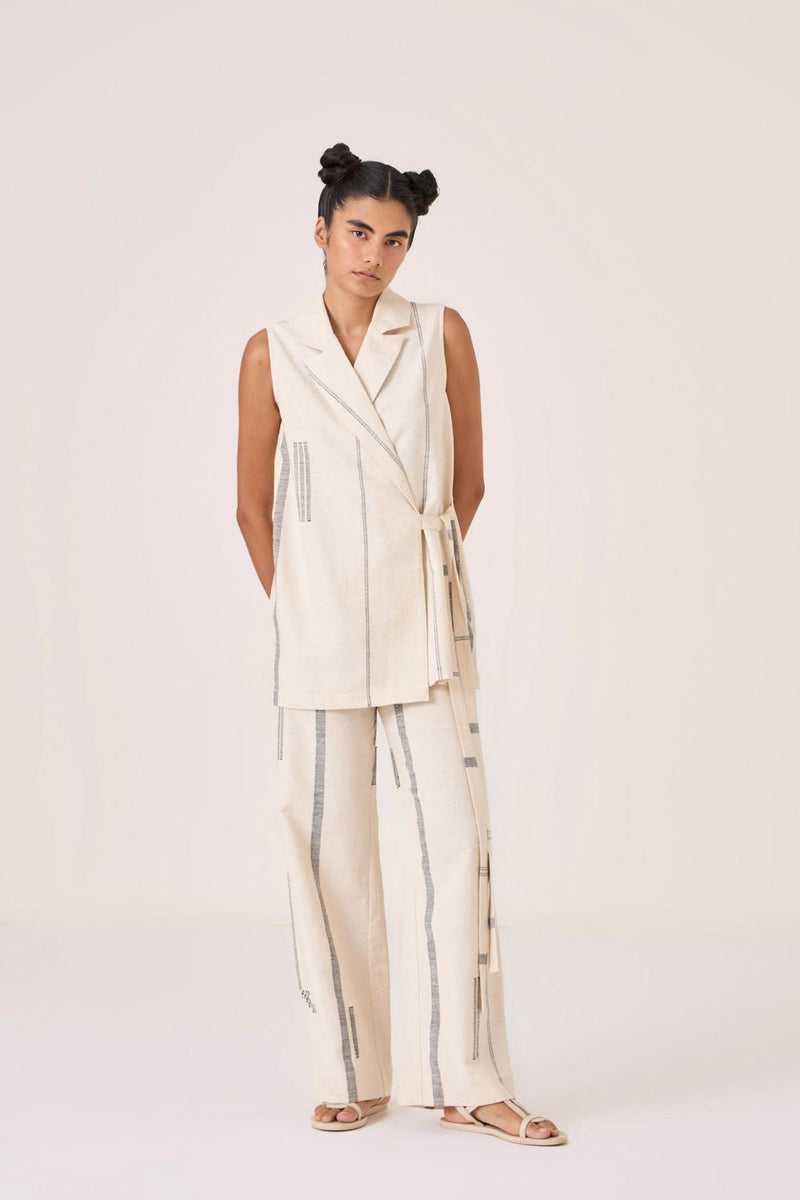Yacine Handwoven Cotton Set cotton by The Summer House for women in Singapore