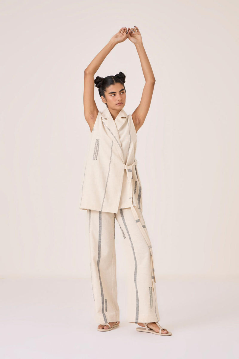 Yacine Handwoven Cotton Set cotton by The Summer House for women in Singapore