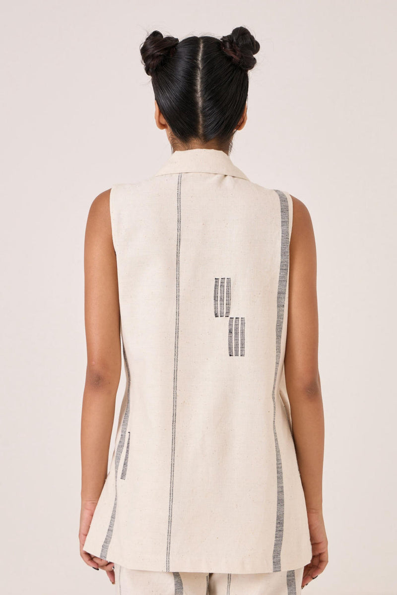 Yacine Handwoven Wrap Top cotton by The Summer House for women in Singapore