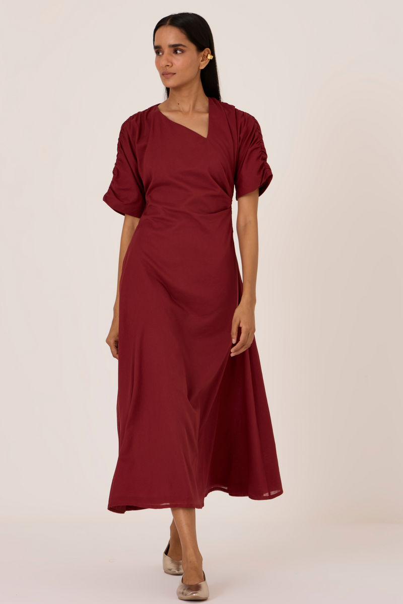Yasmi Cotton Maxi Dress cotton by The Summer House for women in Singapore