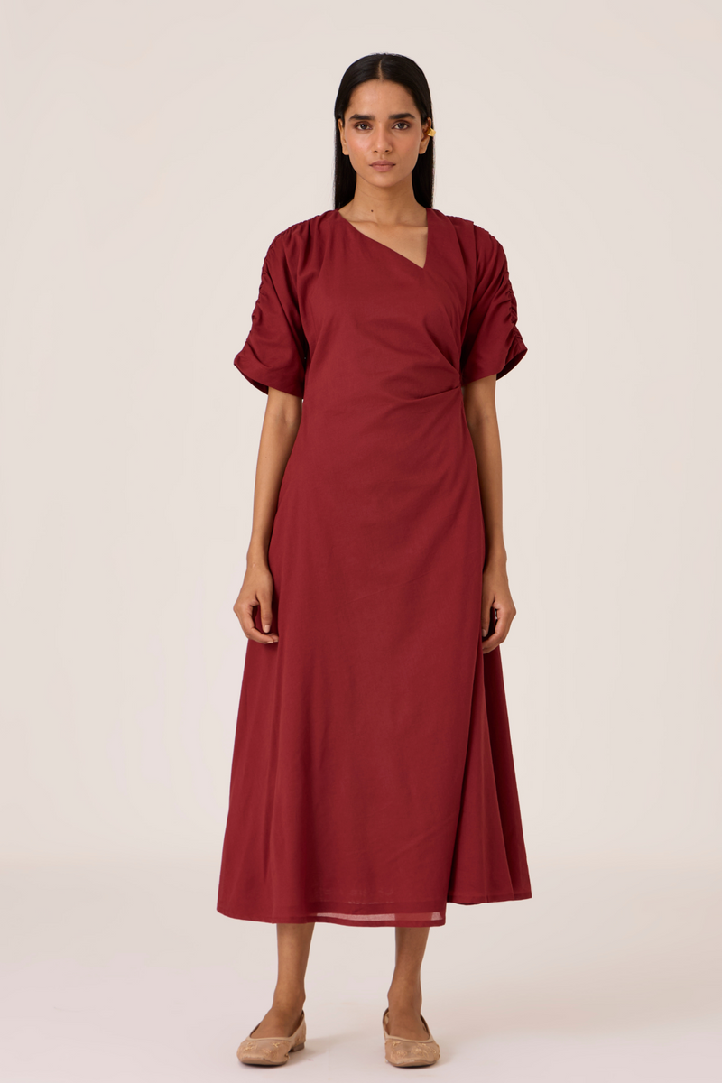 Yasmi Cotton Maxi Dress cotton by The Summer House for women in Singapore