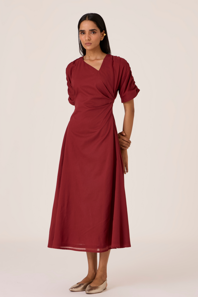Yasmi Cotton Maxi Dress cotton by The Summer House for women in Singapore