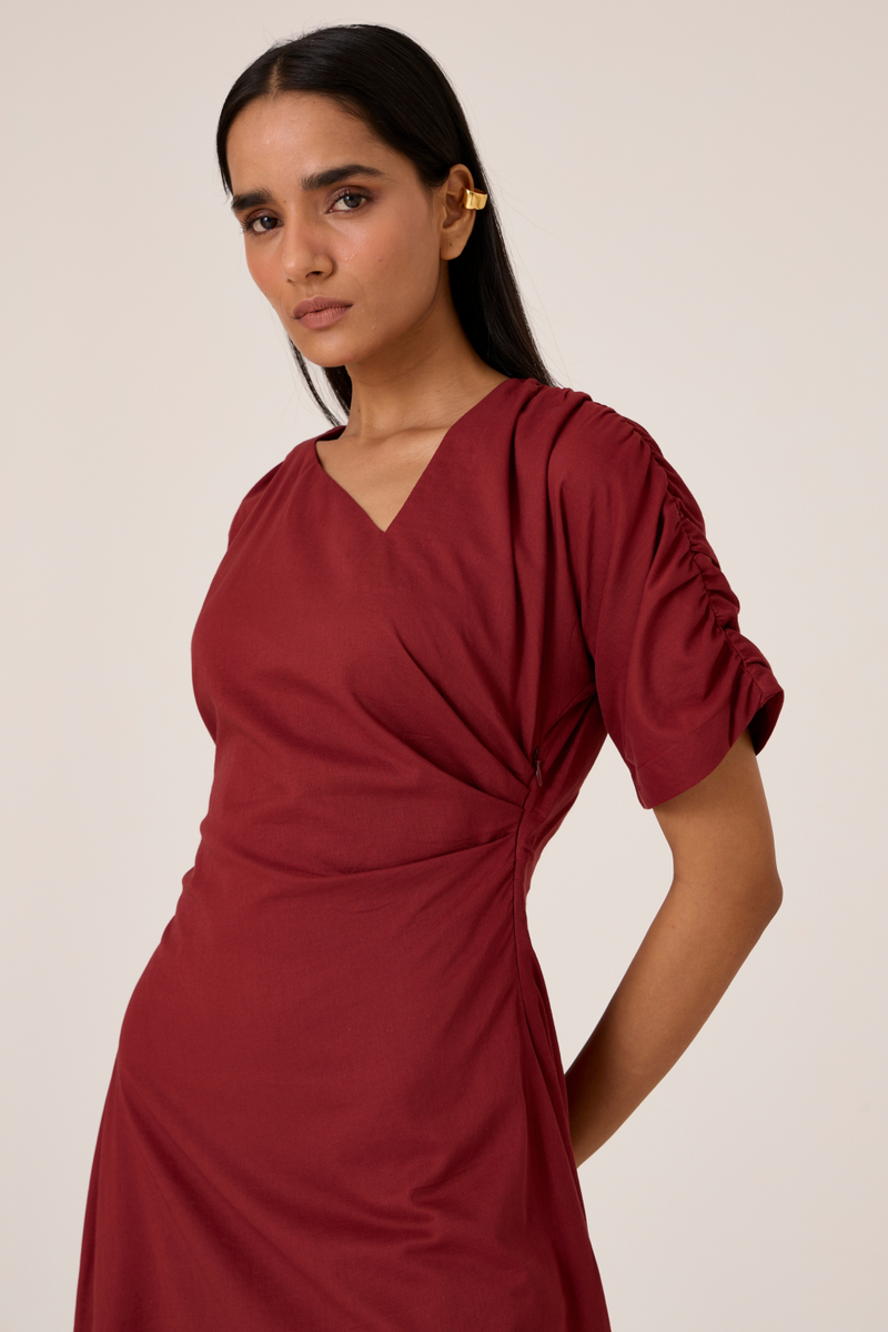 Yasmi Cotton Maxi Dress cotton by The Summer House for women in Singapore