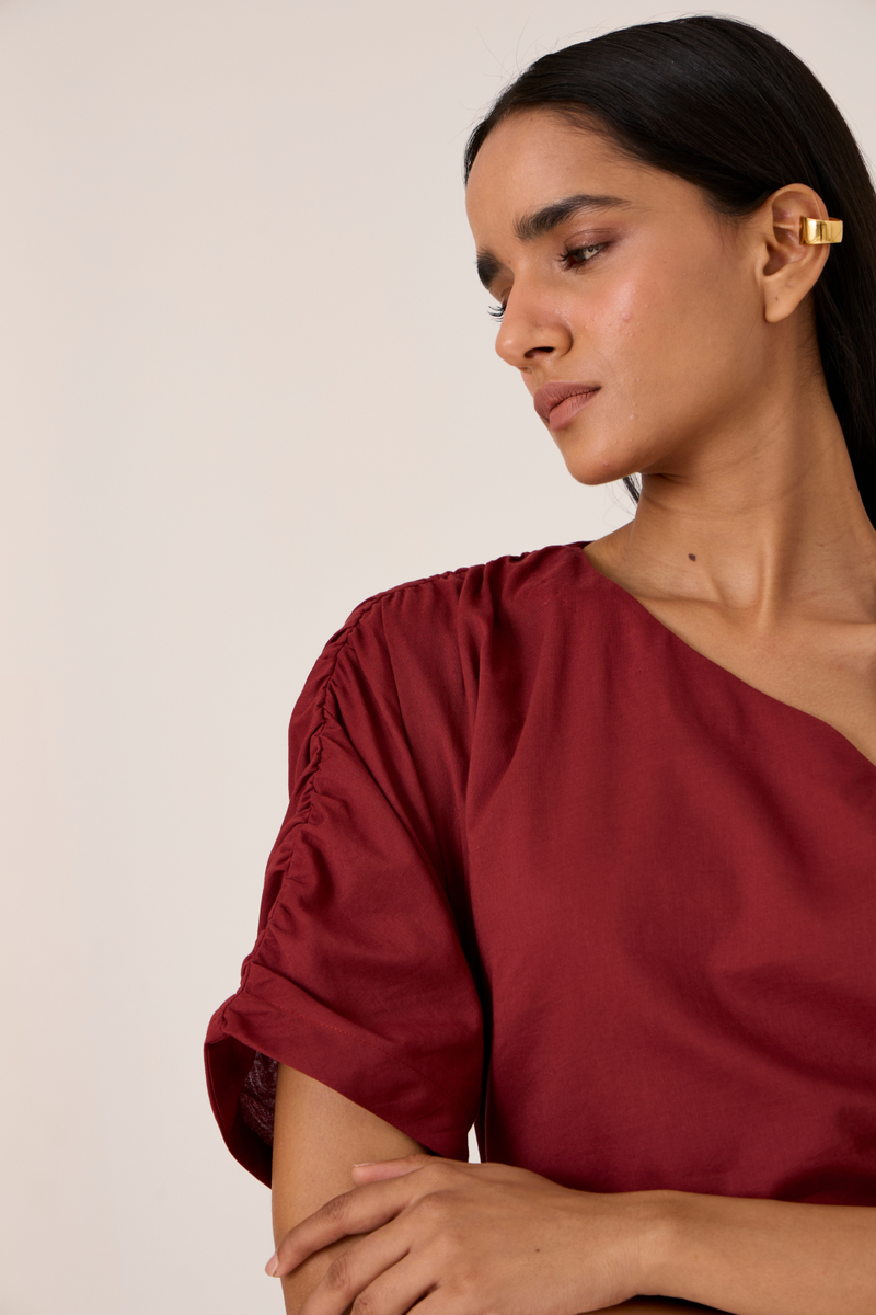 Yasmi Cotton Maxi Dress cotton by The Summer House for women in Singapore