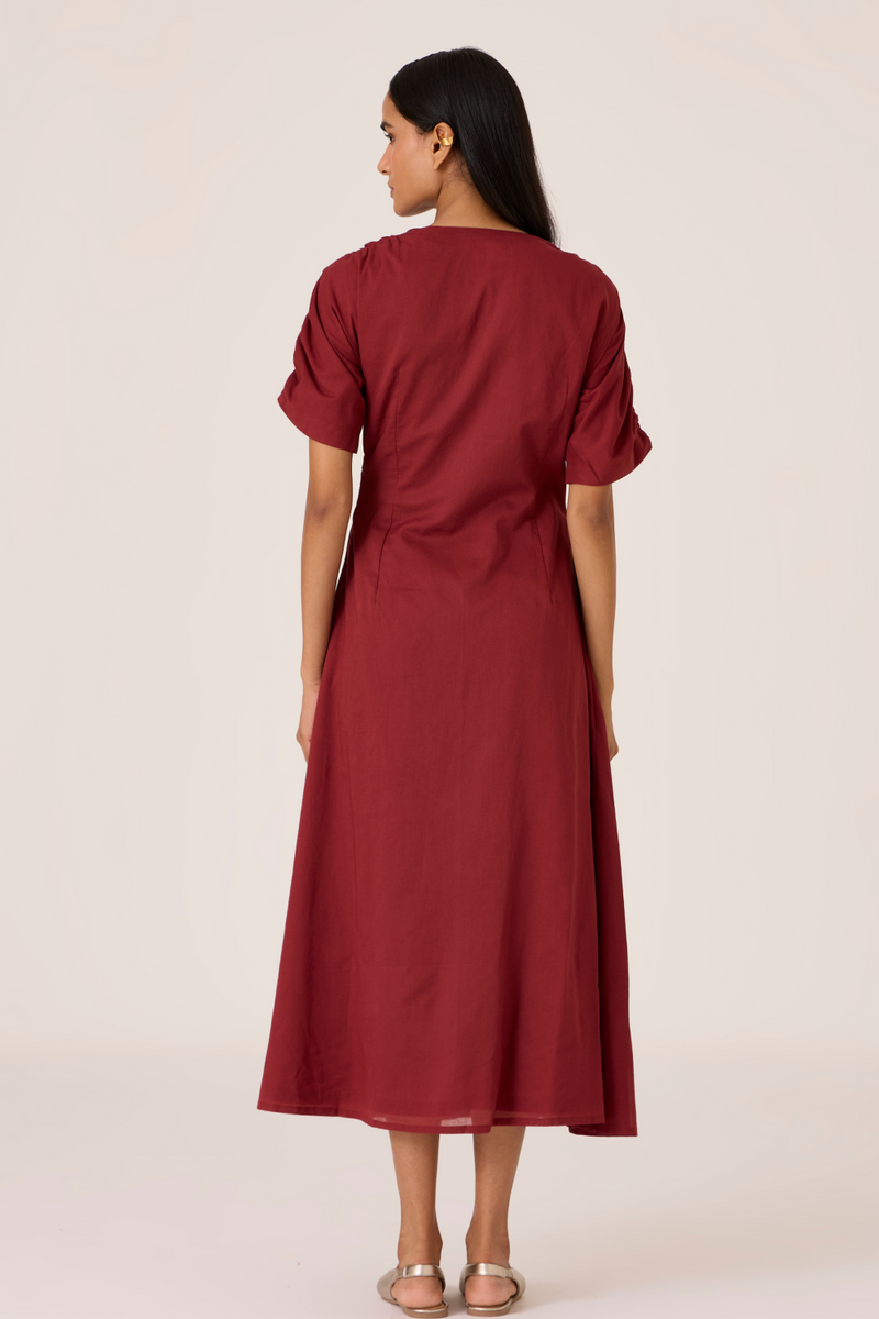 Yasmi Cotton Maxi Dress cotton by The Summer House for women in Singapore