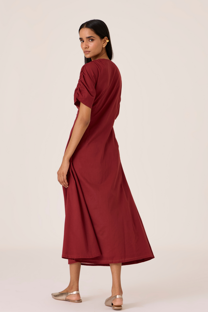 Yasmi Cotton Maxi Dress cotton by The Summer House for women in Singapore
