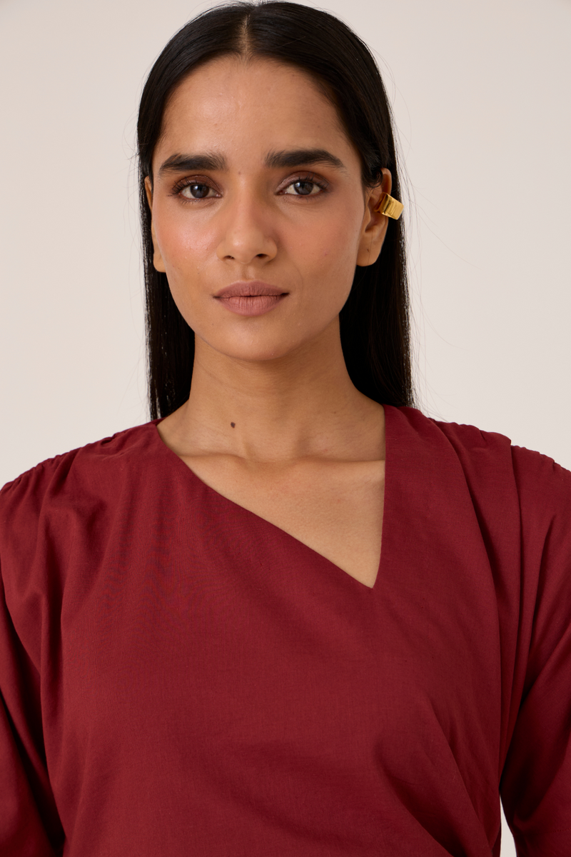 Yasmi Cotton Maxi Dress cotton by The Summer House for women in Singapore