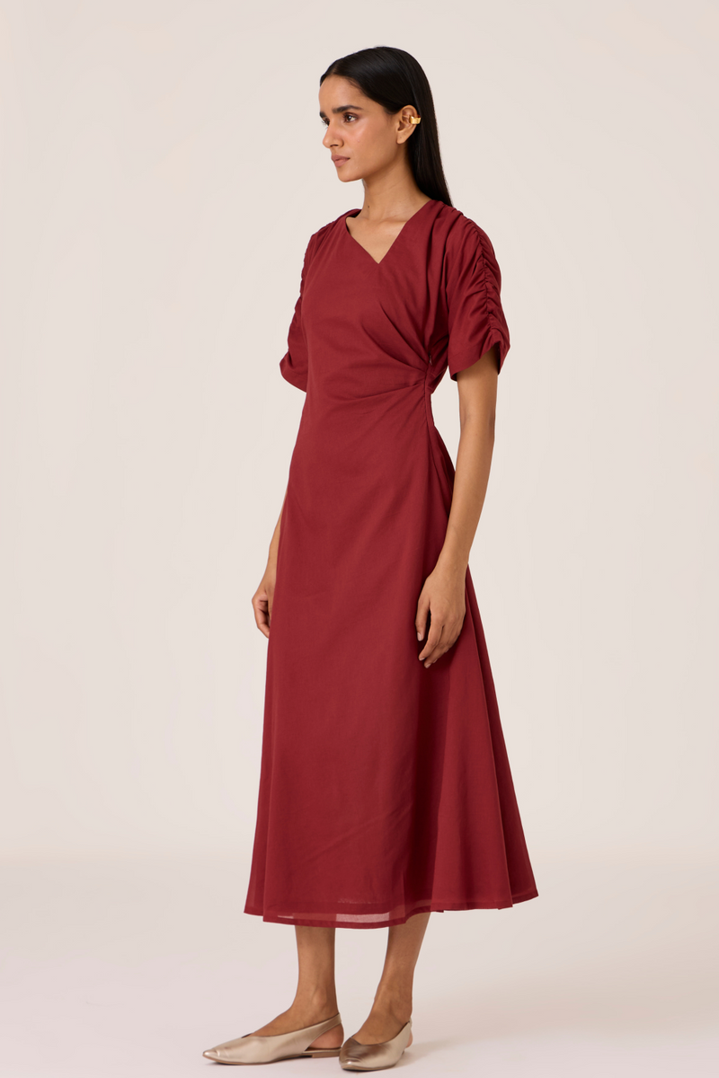 Yasmi Cotton Maxi Dress cotton by The Summer House for women in Singapore