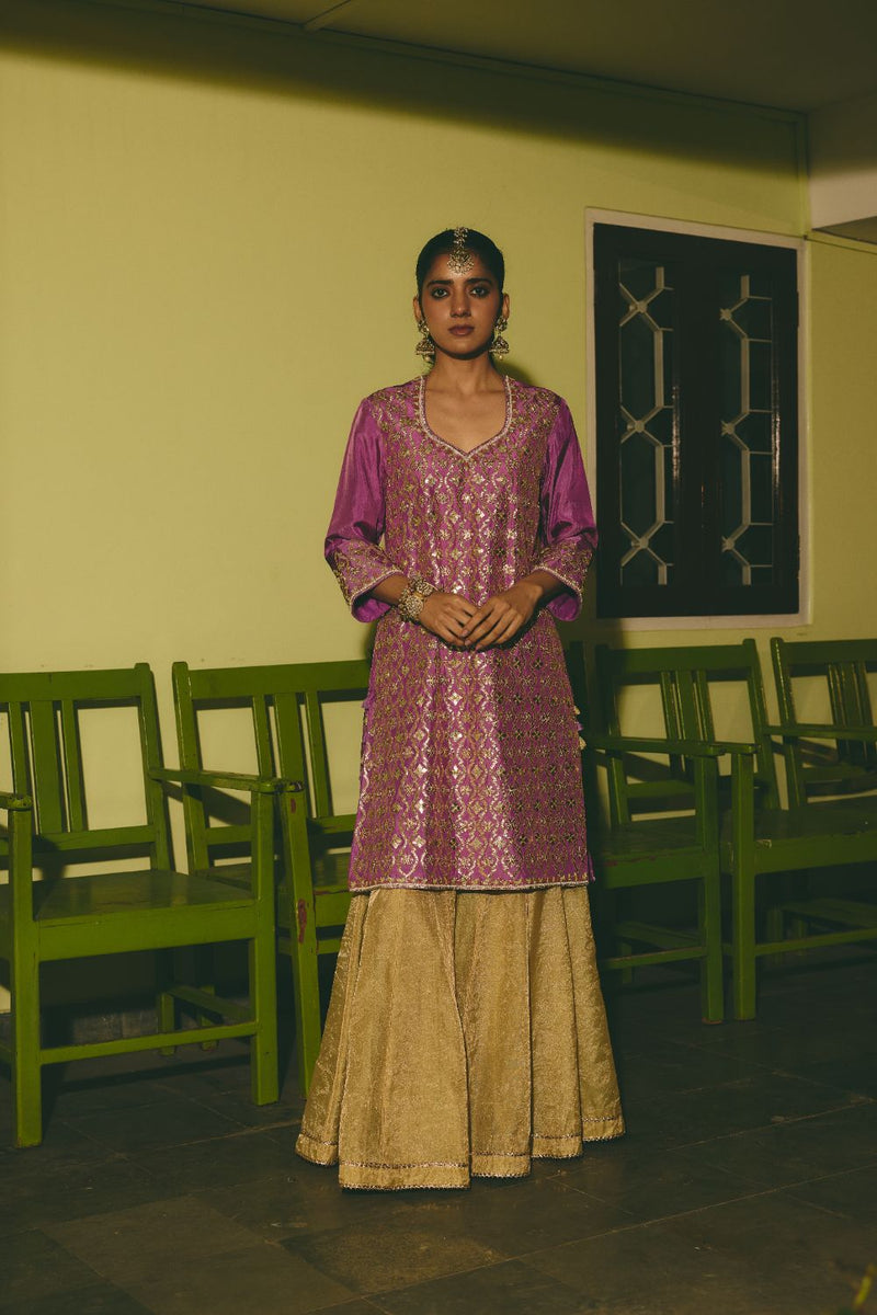 ZEHAN & AABHA KURTA & SHARARA