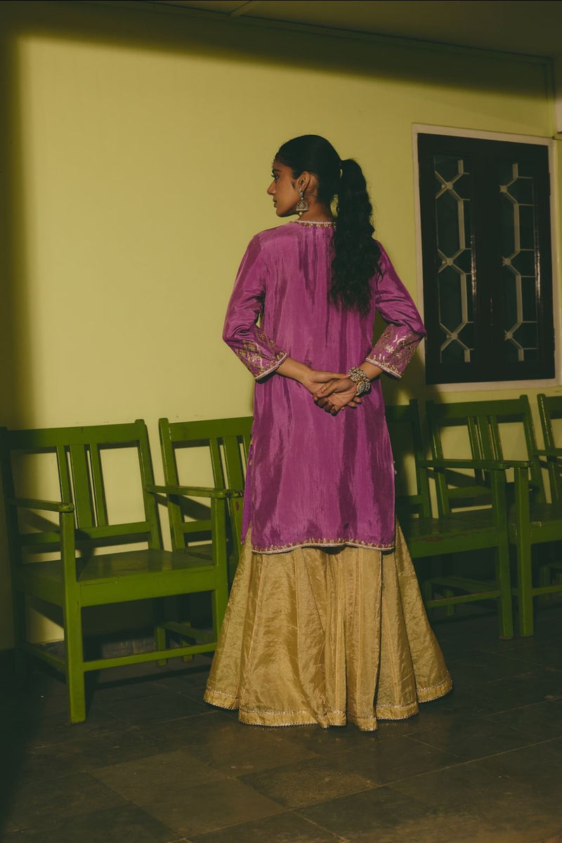 ZEHAN & AABHA KURTA & SHARARA