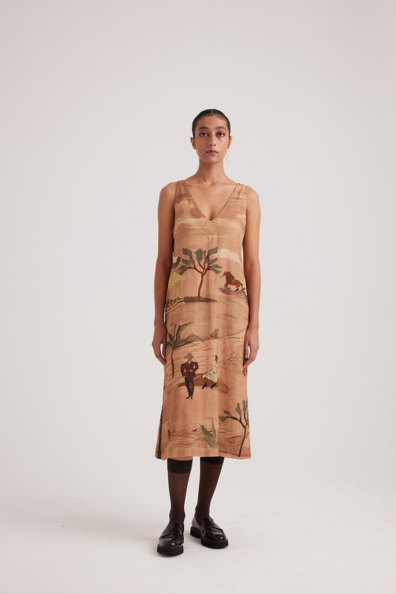 Zen Dress-Derby rayon by CORD for women in Singapore