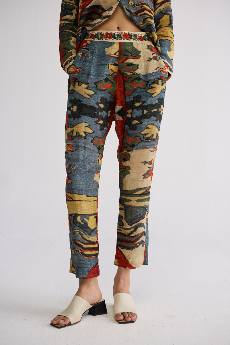 ALO CO-ORD SET crepe co-ord set by YAM in multicolor for women in Singapore