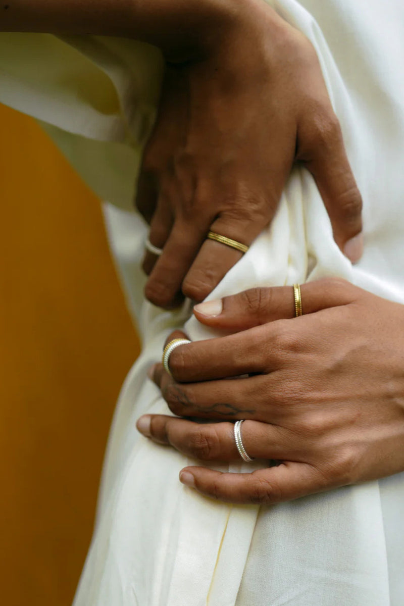Rawa Midi-Ring brass ring by Surmeyi for women in Singapore