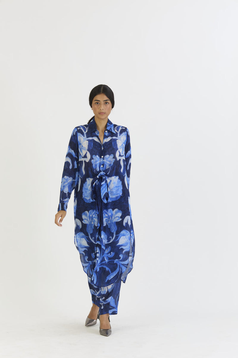 BILBERRY WRAP SET by Yam in blue color for women in Singapore