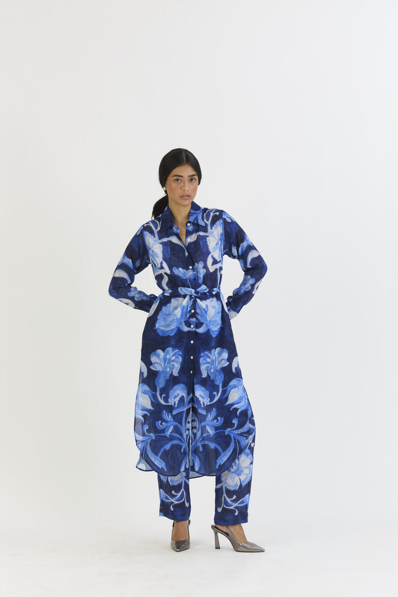 BILBERRY WRAP SET by Yam in blue color for women in Singapore