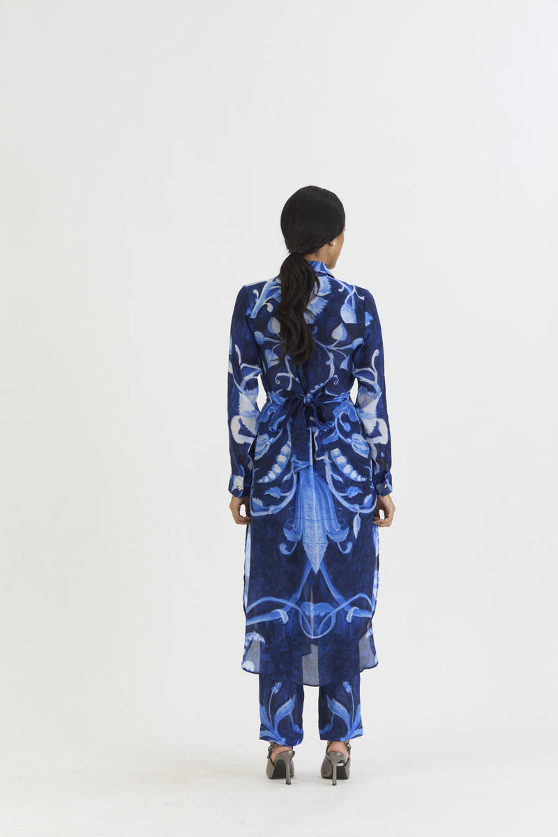 BILBERRY WRAP SET by Yam in blue color for women in Singapore