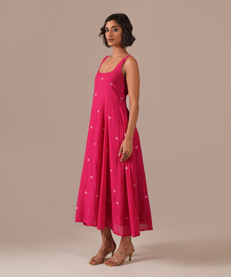 BLUSH MIST DRESS 100% cotton Buy BLUSH MIST DRESS from C&W | Dresses for Women by Indigo Dreams in pink color for women in Singapore