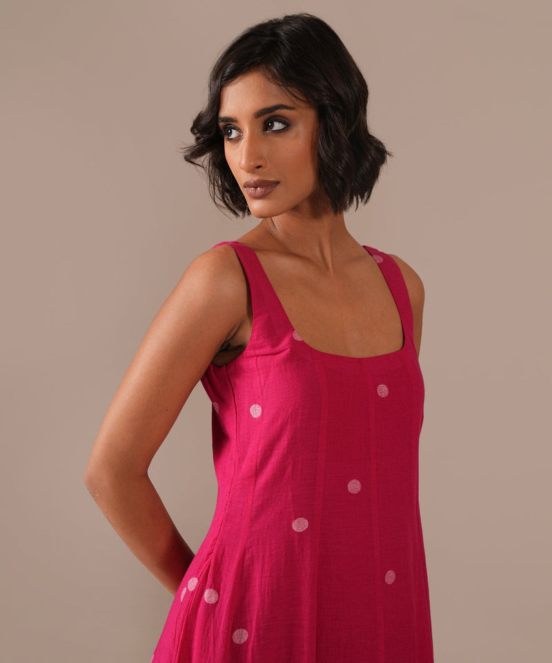 BLUSH MIST DRESS 100% cotton Buy BLUSH MIST DRESS from C&W | Dresses for Women by Indigo Dreams in pink color for women in Singapore