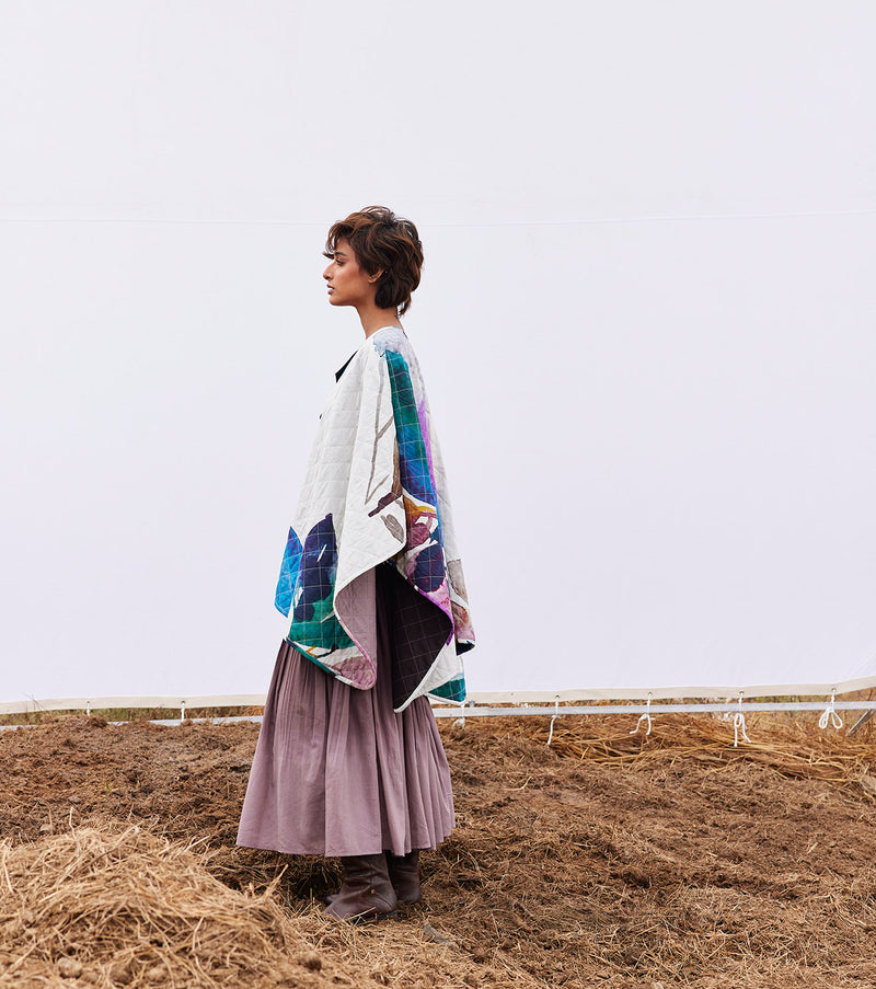 Breeze Cape cotton by Khara Kapas in multi for women in Singapore