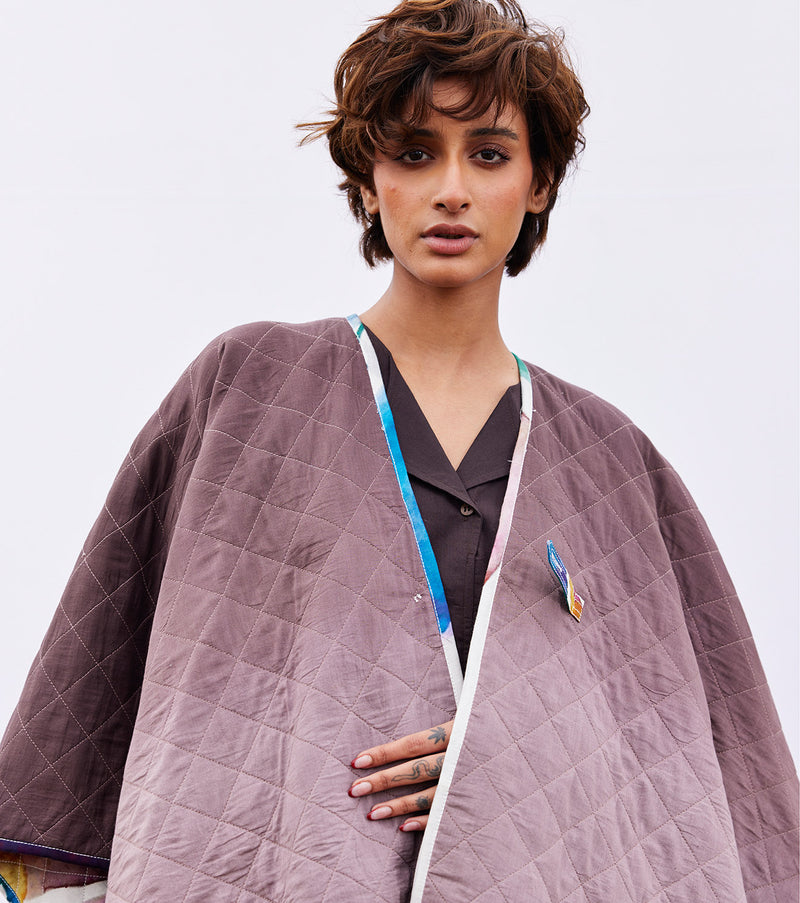 Breeze Cape cotton by Khara Kapas in multi for women in Singapore