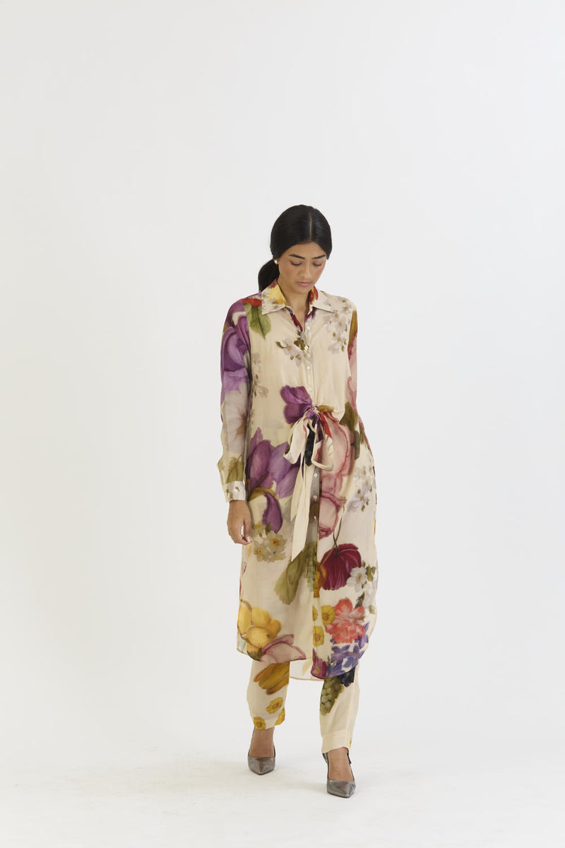 CHERIMOYA WRAP SET by Yam in white color for women in Singapore