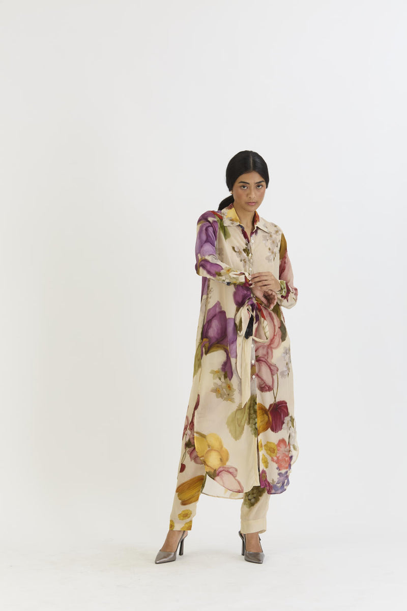CHERIMOYA WRAP SET by Yam in white color for women in Singapore