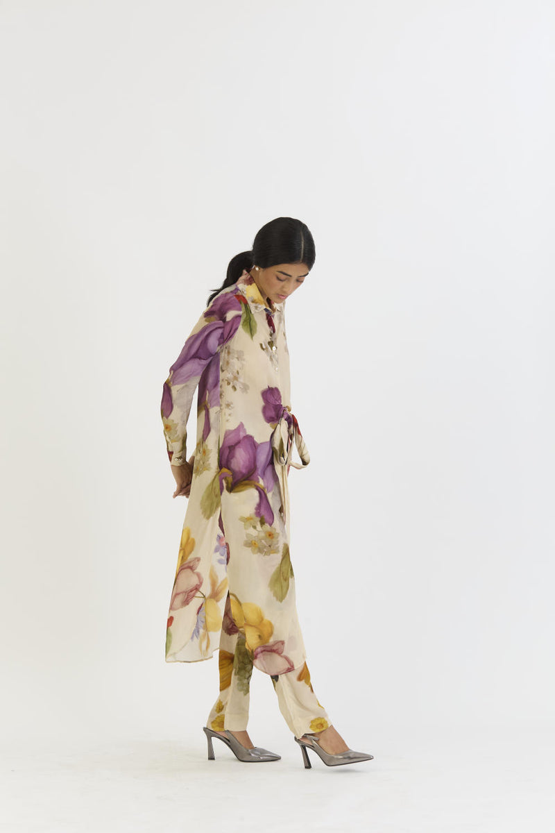 CHERIMOYA WRAP SET by Yam in white color for women in Singapore