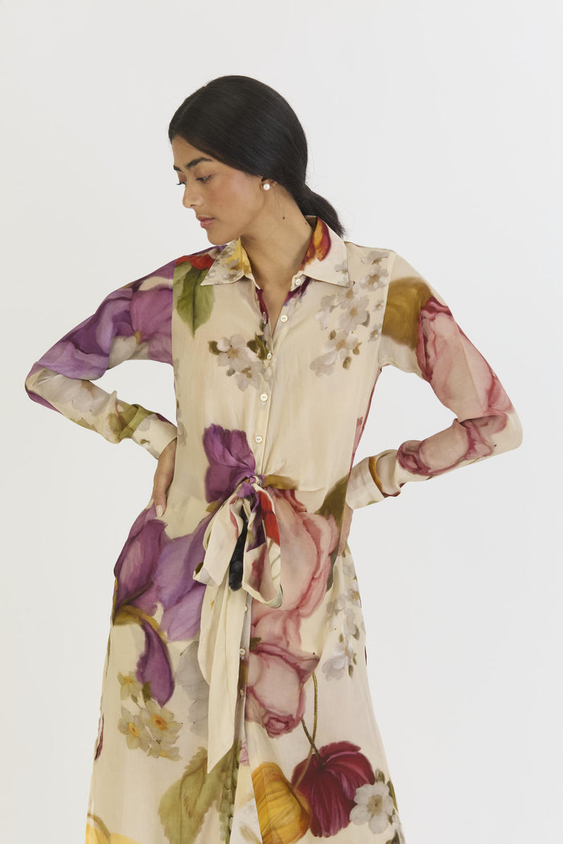CHERIMOYA WRAP SET by Yam in white color for women in Singapore