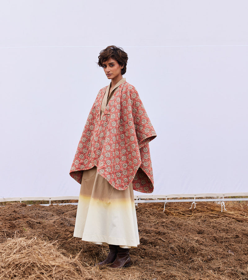 Cider cape cotton by Khara Kapas in red for women in Singapore